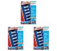 Avery E3214 Removable Multi-Purpose Tray and Filing Labels (Pack of 3)
