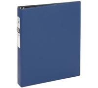 Avery Economy 3 Ring Binders, 1" Round Rings, 12 Blue Binders (03300)