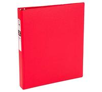 Avery Economy 3 Ring Binders, 1" Round Rings, 12 Red Binders (03310)