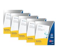 Avery Economy Weight Sheet Protectors, Acid Free, 8-1/2" x 11", 100-Count, Clear, 5 Pack (75202)