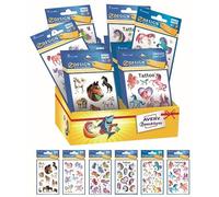 Avery España 48665- Assorted 60 Unicorn Decorative Adhesive Stickers, 6 Different Fantasies and Materials, 60 Stickers in Cardboard Display