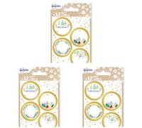 Avery Festive Label Pack with Winter Floral Design - 12 PCS Gift Label Stickers, Premium Christmas Name Labels and Gift Wrap Decoration. (Pack of 3)