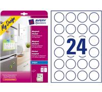 Avery Fridge Magnets Magnet Stickers Printable A4 Sheet Pinboard