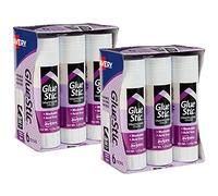 Avery Glue Stic, Disappearing Purple, Washable, Non-Toxic, 1.27oz, 6 Glue Sticks, 2-Pack, 12 Total (10222)