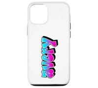 Avery Graffiti Personalized Name Blue Pink Women Girls Case for iPhone 12/12 Pro
