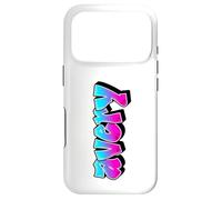 Avery Graffiti Personalized Name Blue Pink Women Girls Case for iPhone 17 Pro