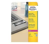 Avery Hduty Laser Label Silver 48X20Shts