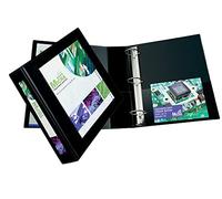 Avery Heavy-Duty Framed View 3-Ring Binder, 2" EZD Rings, 1 Black Binder (68032)