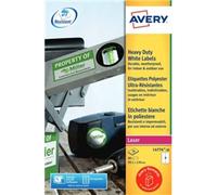 Avery Laser Label Heavy Duty 4 Per Sheet White (Pack of 80) L4774-20