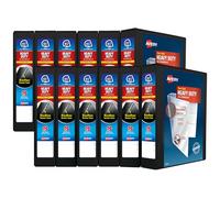Avery Heavy Duty View 3 Ring Binder, 1.5" One Touch EZD Ring, Holds 8.5" x 11" Paper, 12 Black Binders (79695)