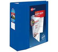 Avery Heavy-Duty View 3 Ring Binder, 5 Inch One Touch EZD Rings, 2.3/4.8 Inch Spine, 1 Pacific Blue Binder (79817)