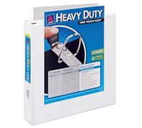 Avery Heavy-Duty View 3 Ring Binder, Extra Wide, 1.5" EZD Rings, 1 White Binder (01319)