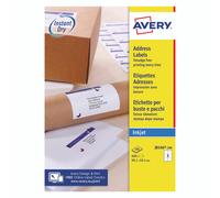 Avery Ijet Addr Lbl 6TV PK100 WHT