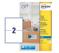 Avery Inkjet Address Label 200x143.5mm 2 Per A4 Sheet White (Pack 50 Labels) J8168-25