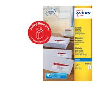 Avery Inkjet Address Label 99.1X38.1Mm 14 Per A4 Sheet White Pack 350 Labels J81