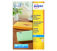 Avery J8563-25 Transparent 350pc(s) self-adhesive label