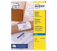 Avery J8159-100 White Self-adhesive label addressing label