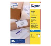 Avery Inkjet Address Labels QuickDRY 99.1x38.1mm 14 Per Sheet White (Pack of 140
