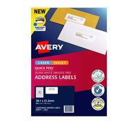 Avery Inkjet Laser Labels 65Up 10pk