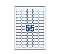 Avery Inkj Mini Label 38.1x21.2 65 P/Sheet White (Pack of 1625) J8651-25