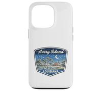 Avery Island Louisiana Vintage Swamp Nature Night Scene Case for iPhone 13 Pro