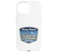 Avery Island Louisiana Vintage Swamp Nature Night Scene Case for iPhone 15
