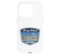 Avery Island Louisiana Vintage Swamp Nature Night Scene Case for iPhone 15 Pro