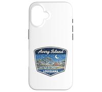 Avery Island Louisiana Vintage Swamp Nature Night Scene Case for iPhone 16