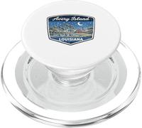Avery Island Louisiana Vintage Swamp Nature Night Scene PopSockets PopGrip for MagSafe