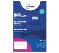 Avery J4785 Self-adhesive Badge 80 X 50MM White Pack 150