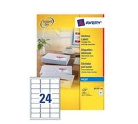Avery J8159-100 White Self-adhesive label addressing label