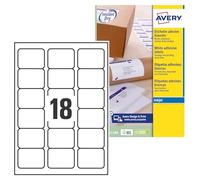 Avery J8161-25 addressing label - addressing labels (White, Inkjet, 63.5 x 46.6 mm)