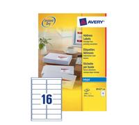 Avery J8162-100 White Self-adhesive label addressing label