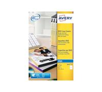 Avery J8437-25 DVD Case Inserts, 1 Label Per A4 Sheet, White