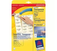 Avery J8560-25 printer label Transparent