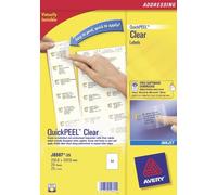 Avery J8567-25 printer label Transparent