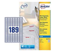 Avery Inkjet Mini Labels 189 Per Sheet White (Pack of 4725) J8658-25