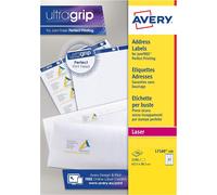 Avery JamFREE, Printable, Address Labels, Customisable, 63.5 x 38. 1 mm, White,