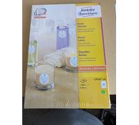 Avery L3416-100 Self-Adhesive Round Product Labels, 12 Labels Per A4 Sheet 1.200