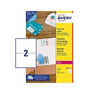 Avery L4611-25 Cover Up Labels, 199.6 x 143.5 mm