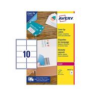 Avery L4612-25 Cover Up Labels, 99.1 x 57 mm