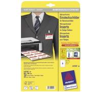 Avery L4728-20 identity badge/badge holder Paper 160 pc(s)