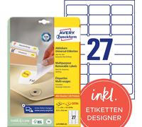 Avery L4737REV-25 White 675pc(s) self-adhesive label