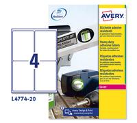 Avery White Heavy Duty Laser Labels