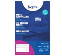 Avery labels L4787-20 Blue border adhesive name badges 10/sht, 20 sht/pk 200 tot