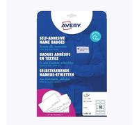Avery labels L4787-20 Blue border adhesive name badges 10/sht, 20 sht/pk 200 tot
