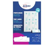 Avery Tent Cards, 210x60mm, Microperforated, Double-Sided (L4796-20)