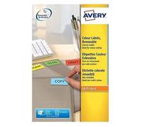 Avery L6035-20 Printable Labels with Removable Adhesive (Label Size 63.5 x 33.9