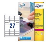 Avery L6114-20 self-adhesive label Rounded rectangle Permanent White 5