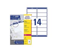 Avery L7163-250 QUICKPEEL WHITE LASER ADDRESSING LABELS 99.1X38.1MM - BOX OF 250 Avery White